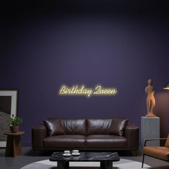 Glowing Neon Royal Celebration Display