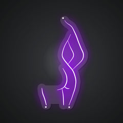 Glowing Neon Fluid Beauty Display