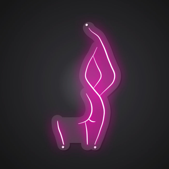 Radiant Neon Elegant line Glow