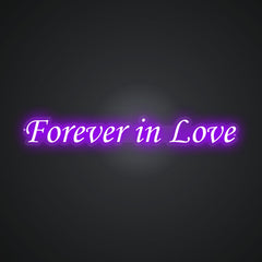 Neon Emblem of Eternal Bond Sign