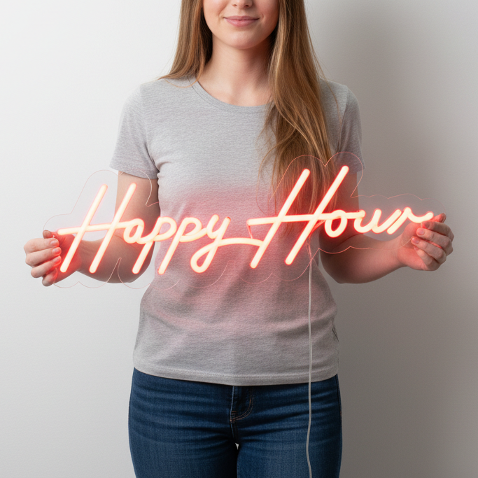 Happy Hour Neon Signs