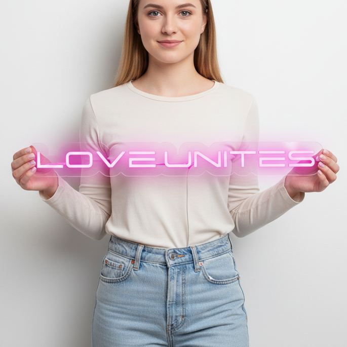 Love Unites Neon Sign
