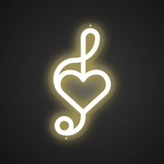 Neon Emblem of Sound Language