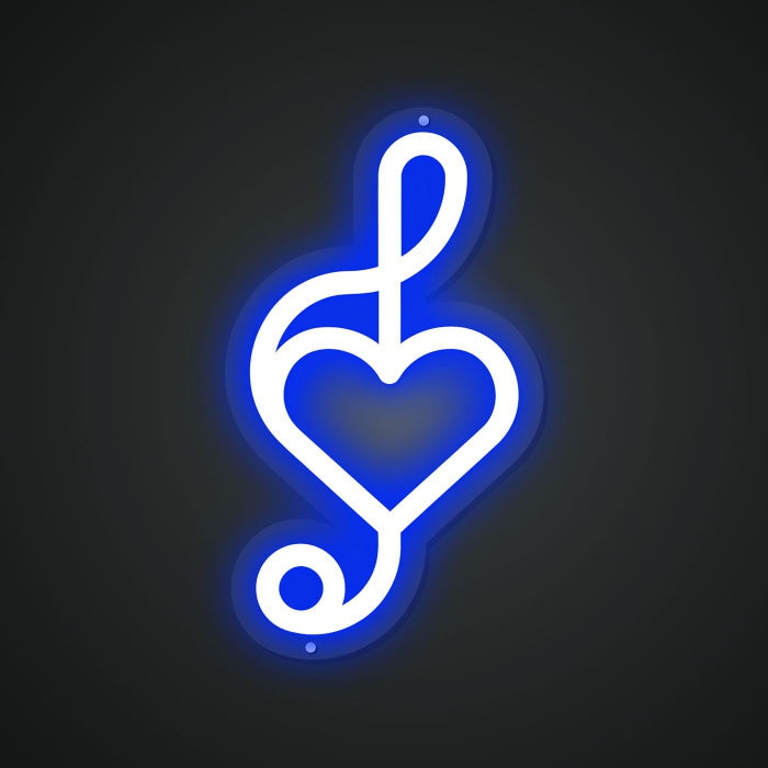Radiant Neon Musical note Glow