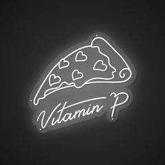 Neon Emblem of Italian Delight