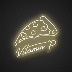 Illuminated Pizza Neon Temptation