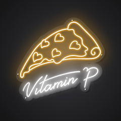 Neon-baked Pizza Perfection Sign