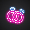 Neon-glinting Ring Sign