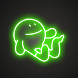 Seien Sie müde zu Neon-Zeichen
