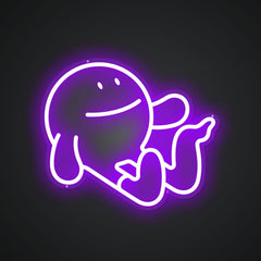 Neon Emblem of Exhaustion Signal
