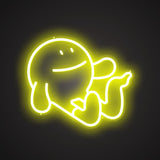 Seien Sie müde zu Neon-Zeichen