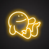 Seien Sie müde zu Neon-Zeichen