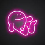Seien Sie müde zu Neon-Zeichen