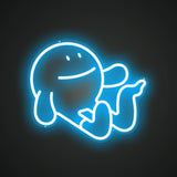 Seien Sie müde zu Neon-Zeichen