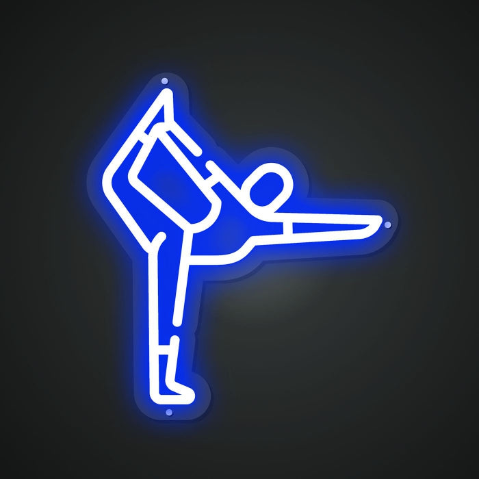 Radiant Neon Gymnastics Glow