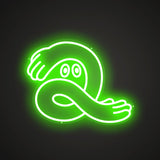 Kann mich nicht sehen Neonschild