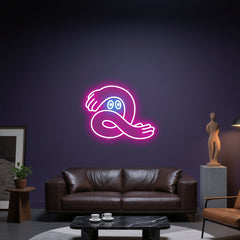 Glowing Neon Invisibility Indicator Display