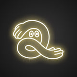 Kann mich nicht sehen Neonschild