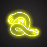 Kann mich nicht sehen Neonschild