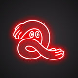 Kann mich nicht sehen Neonschild