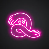 Kann mich nicht sehen Neonschild