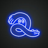Kann mich nicht sehen Neonschild