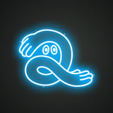 Kann mich nicht sehen Neonschild