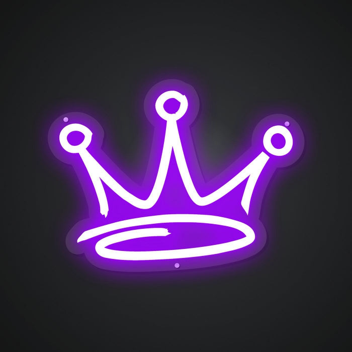 Neon-regal Crown Sign