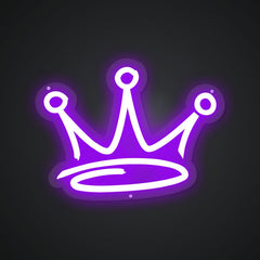 Neon-regal Crown Sign