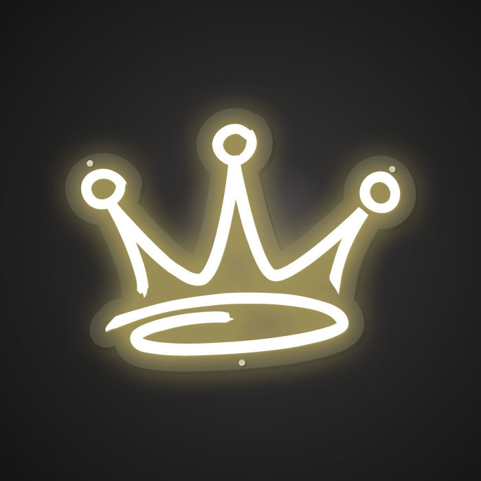 Neon Emblem of Royal Splendor