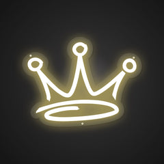 Neon Emblem of Royal Splendor