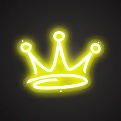 Illuminated Crown Neon Dignity