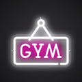 Neon-sweaty Gym Sign