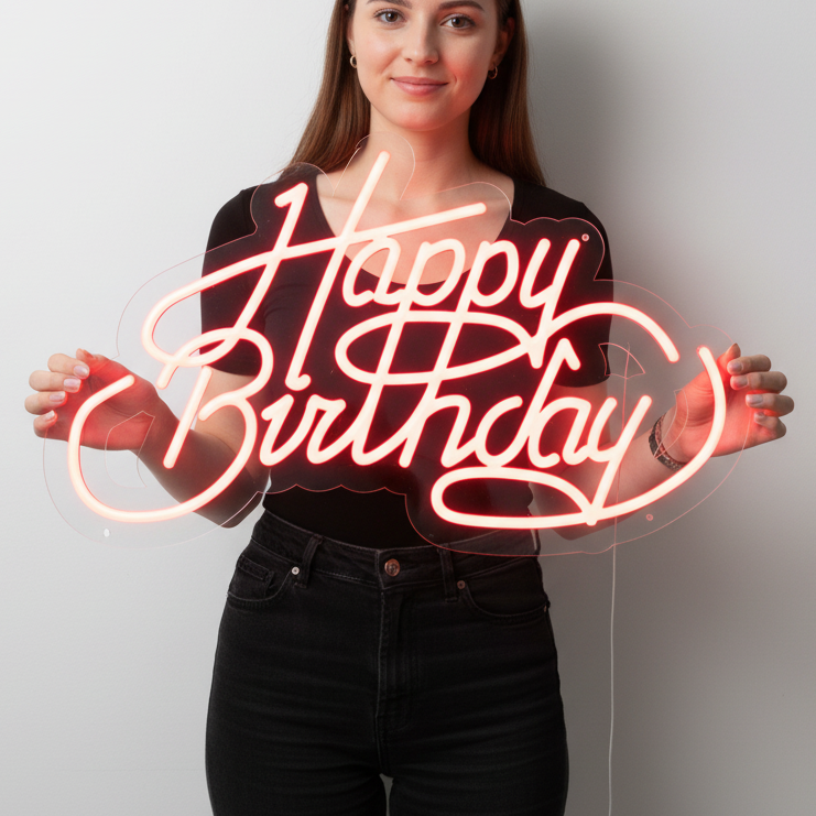 Happy Birthday Led Neon Lights