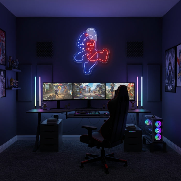 Mario Neon Sign