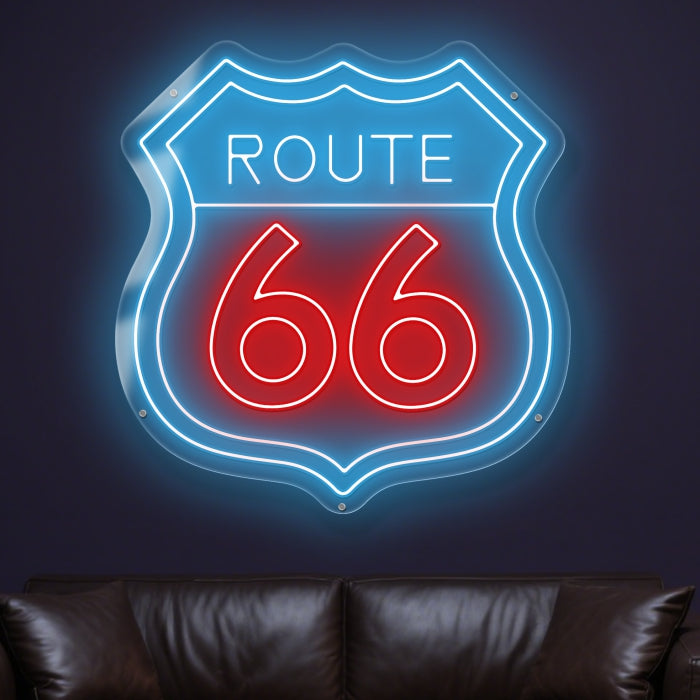 Route66 Neon Sign