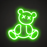Teddybär Neonschild