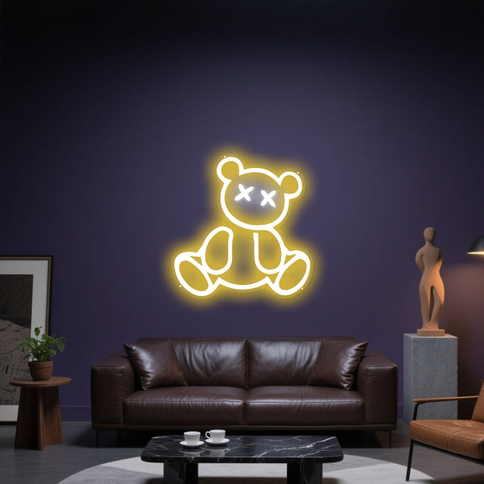 Glowing Neon Cuddly Companion Display