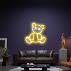 Glowing Neon Cuddly Companion Display