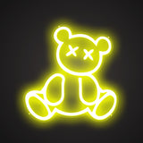 Teddybär Neonschild