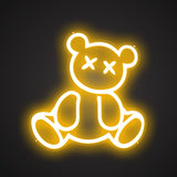 Teddybär Neonschild