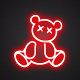 Teddybär Neonschild