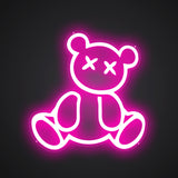 Teddybär Neonschild