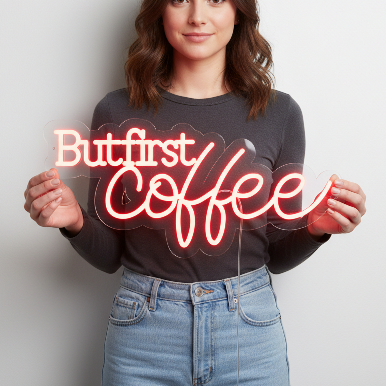 But First Coffee Neon Sign