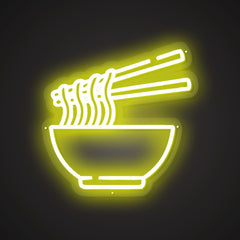Illuminated Instant Noodles Neon Temptation