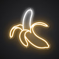 Neon-yellow Banana Beam Sign