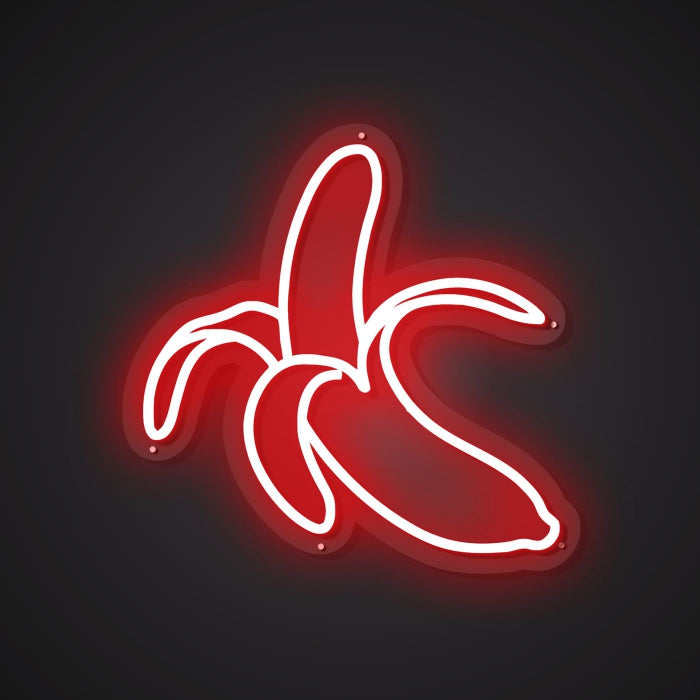 Neon Visual of Peeled Goodness