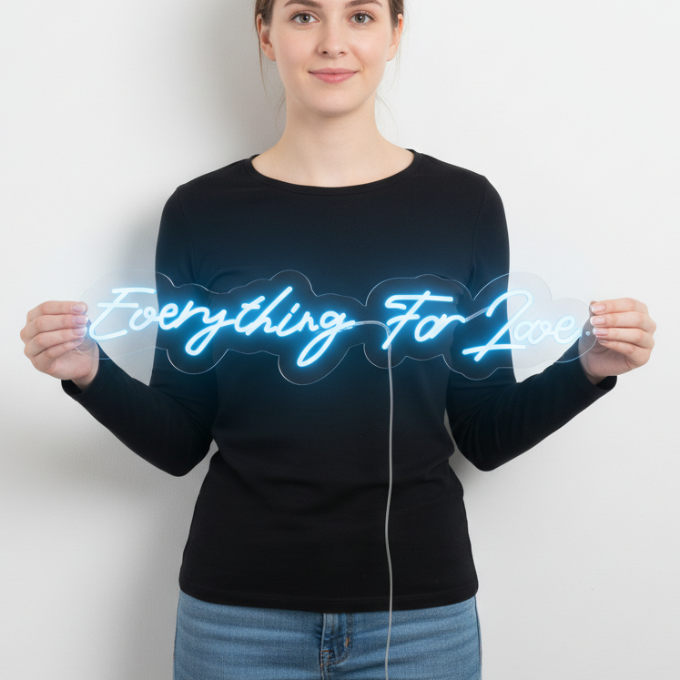 Everything For Love Neon Sign