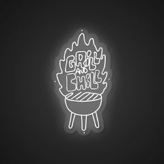 Neon Emblem of Smoky Goodness