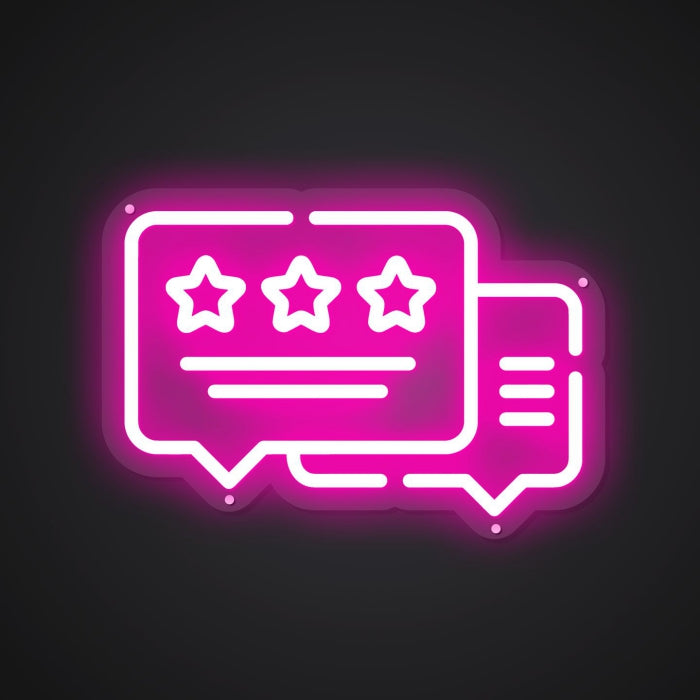 Neon Visual of the Point Increase